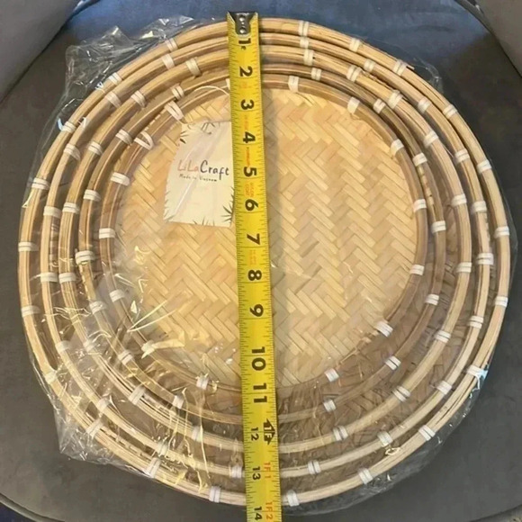 NWT Lila craft bamboo nesting trays - Picture 2 of 5